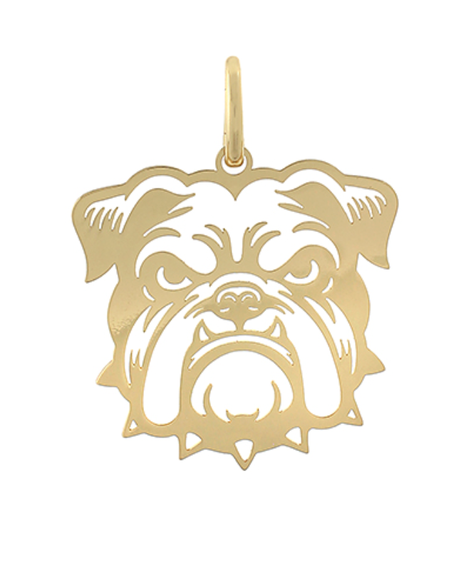 gameday filigree bulldog purple charm
