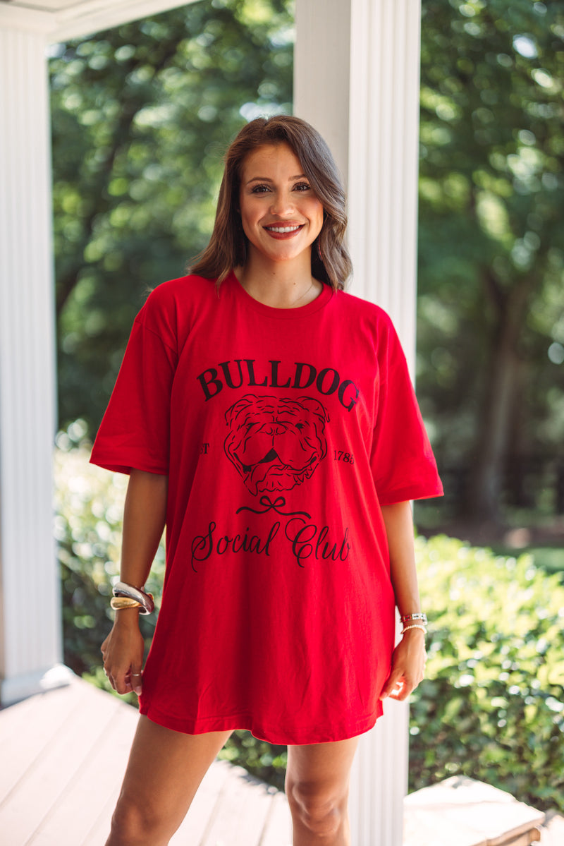 red uga gameday graphic tee