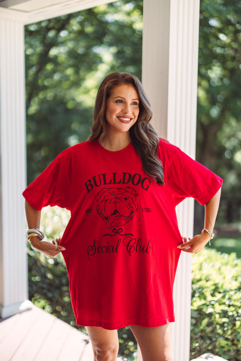 red uga gameday graphic tee