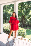 red uga gameday graphic tee