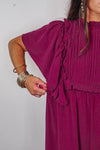 burgundy ruffle maxi dress