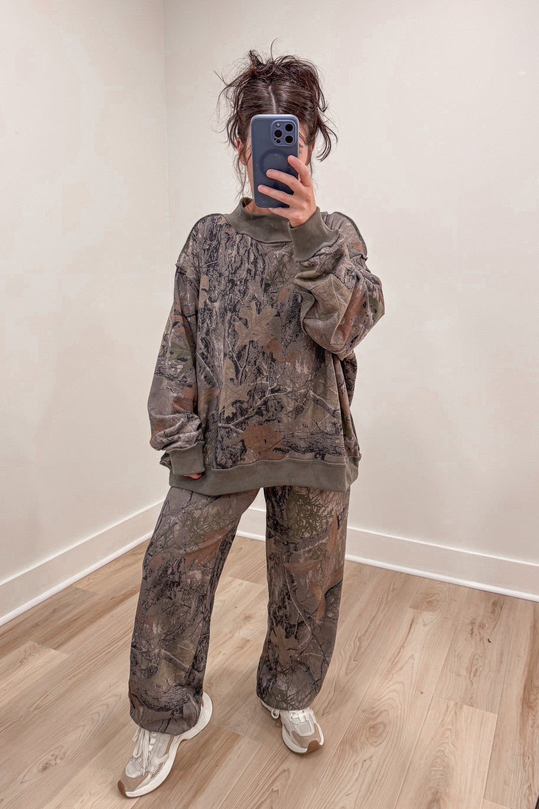 camo print jogger pants