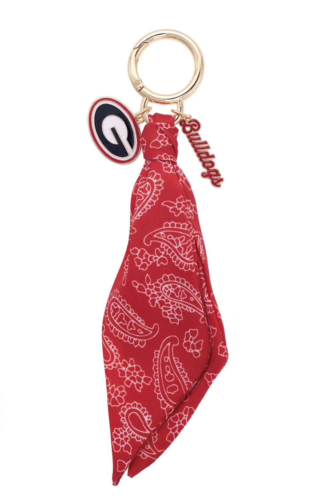 canvas georgia bag charm scarf