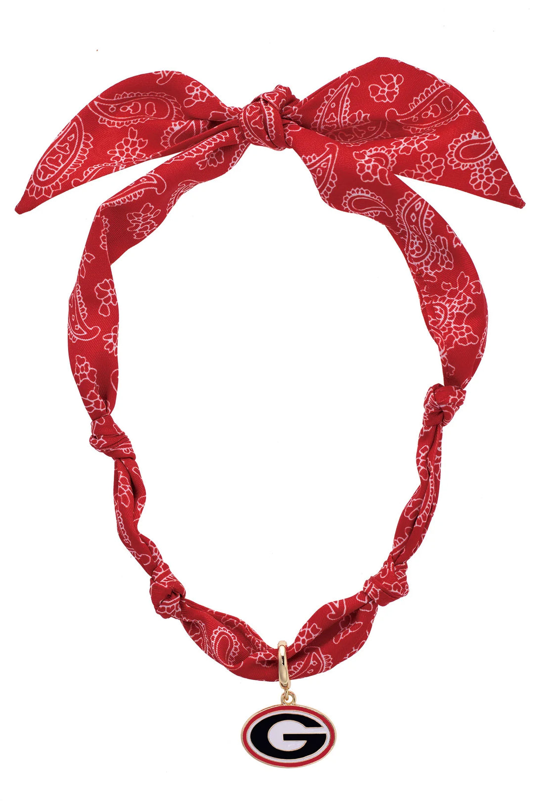 canvas style georgia bulldogs bandana scarf necklace 