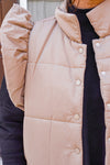 ruffle sleeve puffer vest