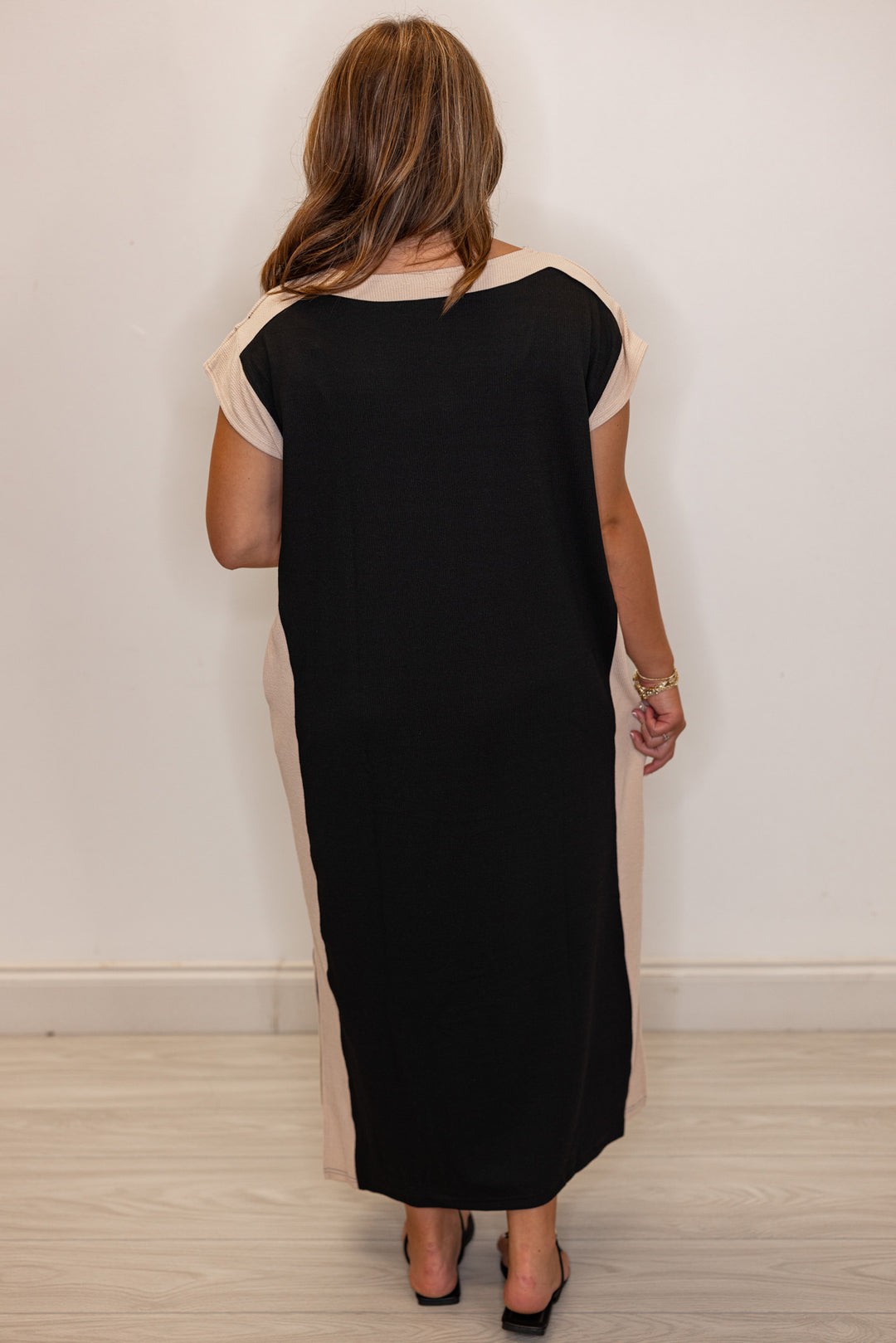 Autumn Midi Black Dress