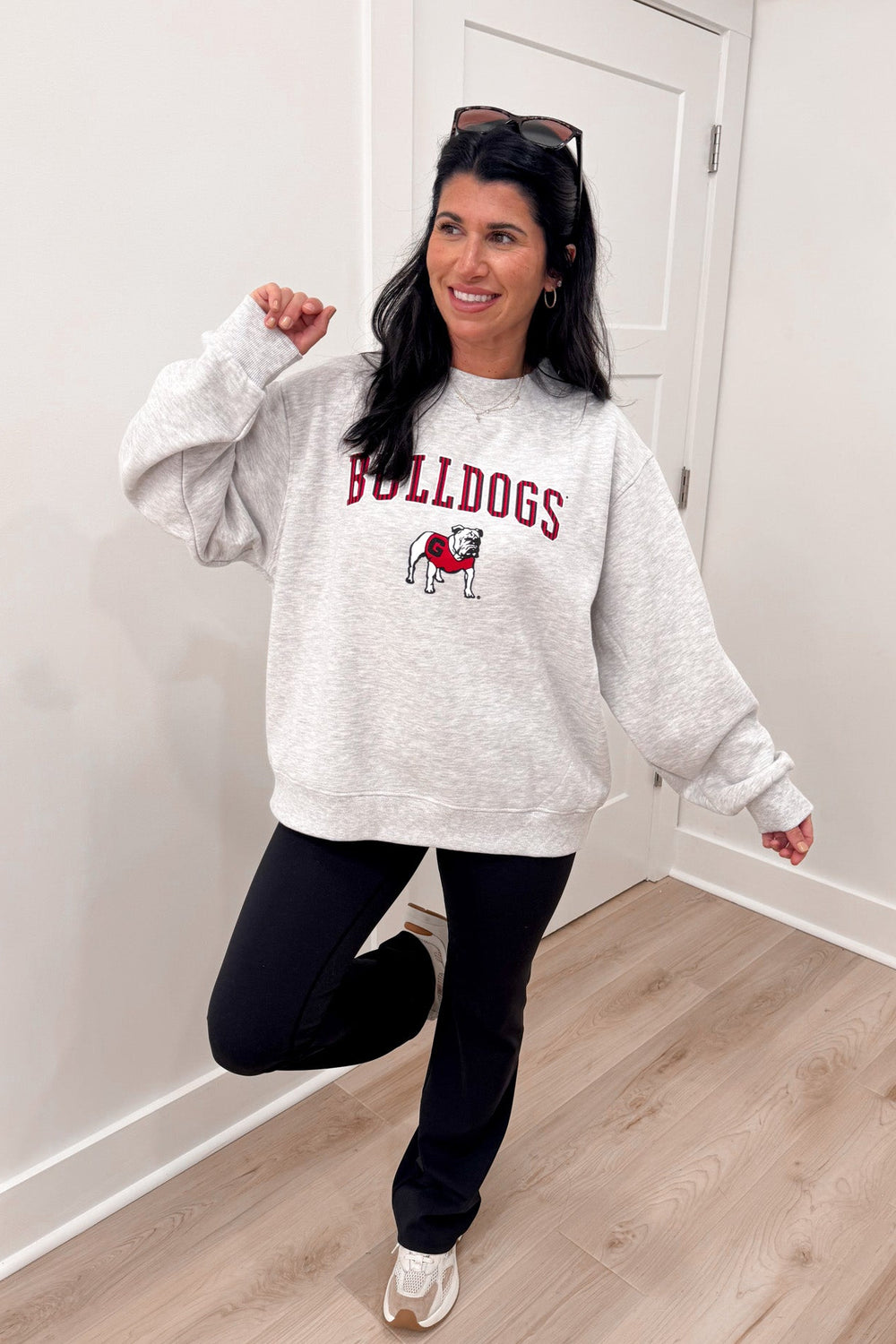 charlie southern Georgia bulldogs mock neck sweatshirt