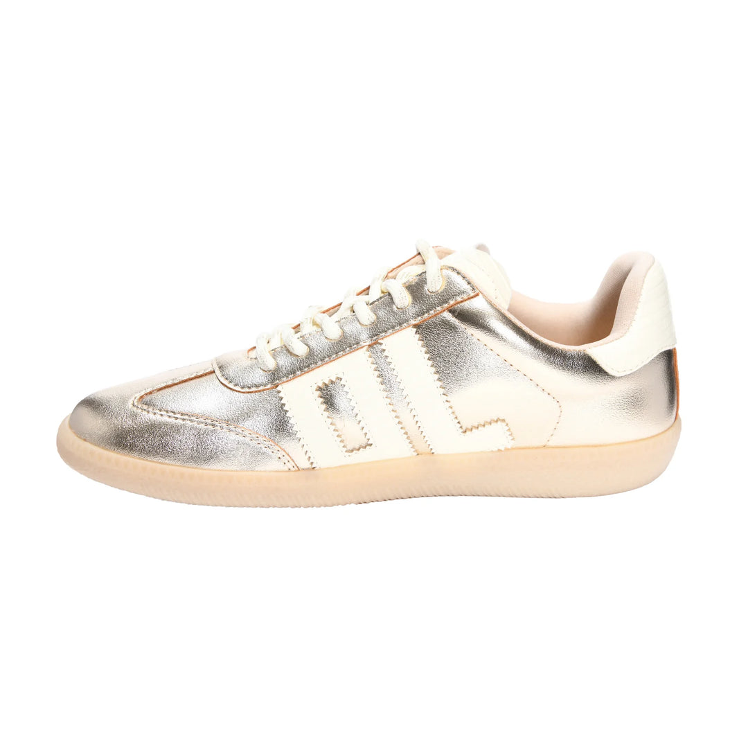 chinese dirty laundry gold trackstar sneakers DL dupes other