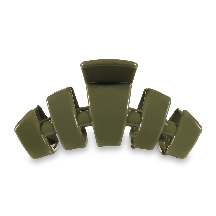 olive hair claw clip