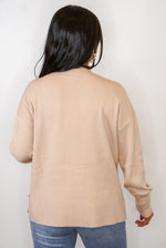 classic timeless style tan sweater