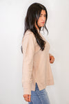 classic timeless style tan sweater