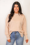 classic timeless style tan sweater