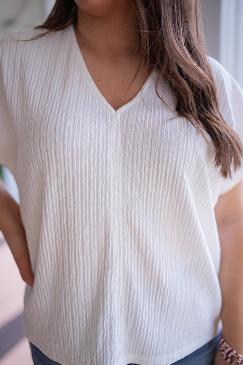 closet staple versatile white blouse