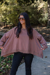 Dreamy Chocolate Oversized Sweatshirt