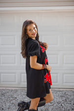 red black football helmet gameday dress