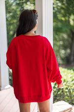 sequin uga uniform sweatshirt