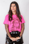 daydreamer pink blondie graphic tee