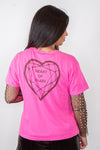 daydreamer pink blondie graphic tee