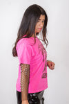 daydreamer pink blondie graphic tee