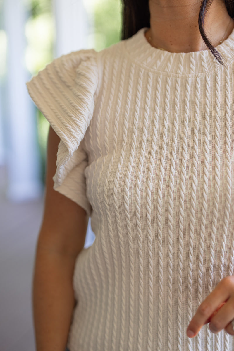 Closet staple ivory tops