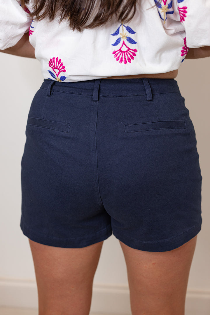 Tranquil Favorite Navy Twill Shorts