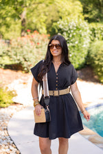 resort wear black dress