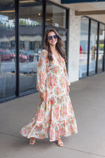 fall wedding guest maxi dress