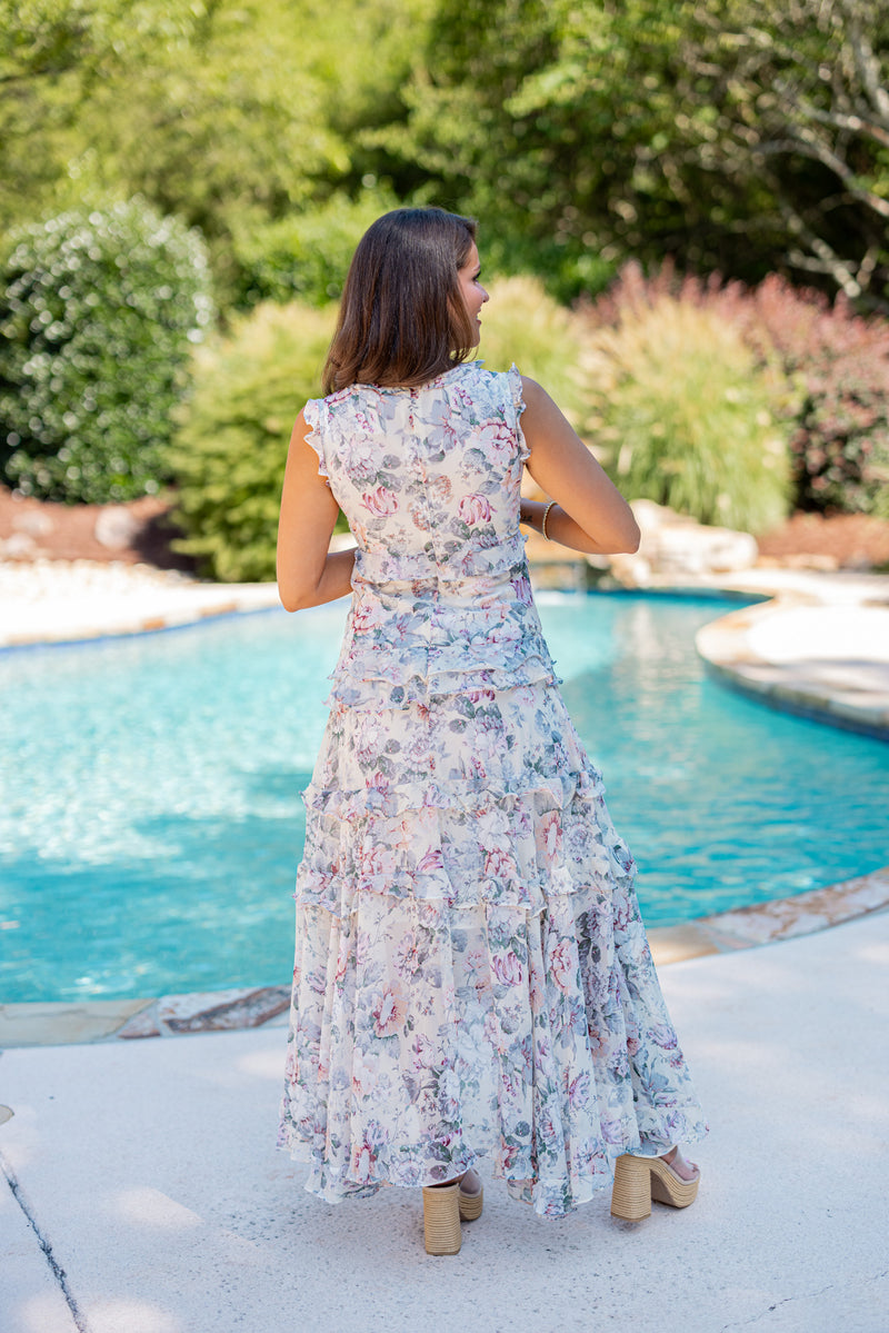 fall wedding guest maxi dress