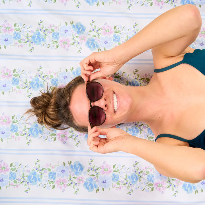 floral quick dry microfiber beach towel 