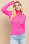 Irresistible Love Bright Pink Smocked Top