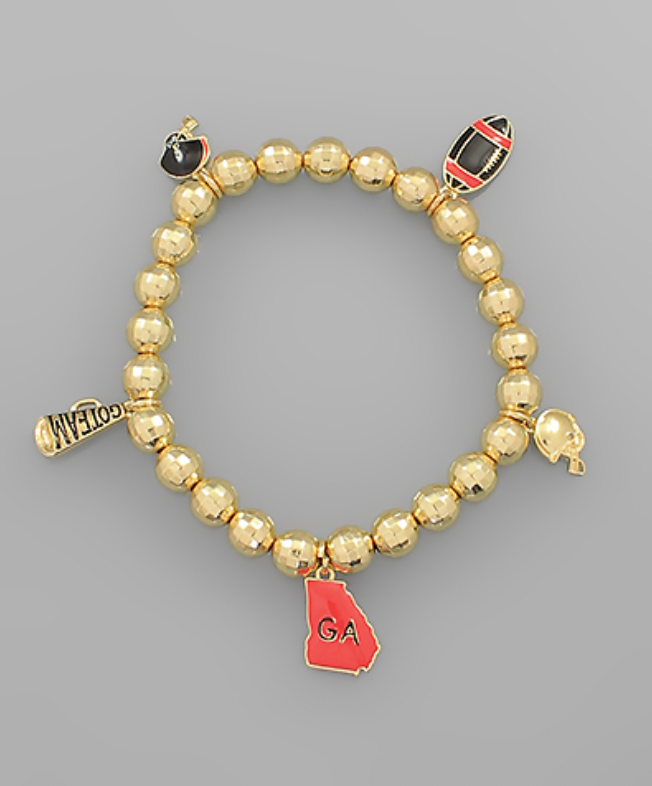 georgia gameday bracelet