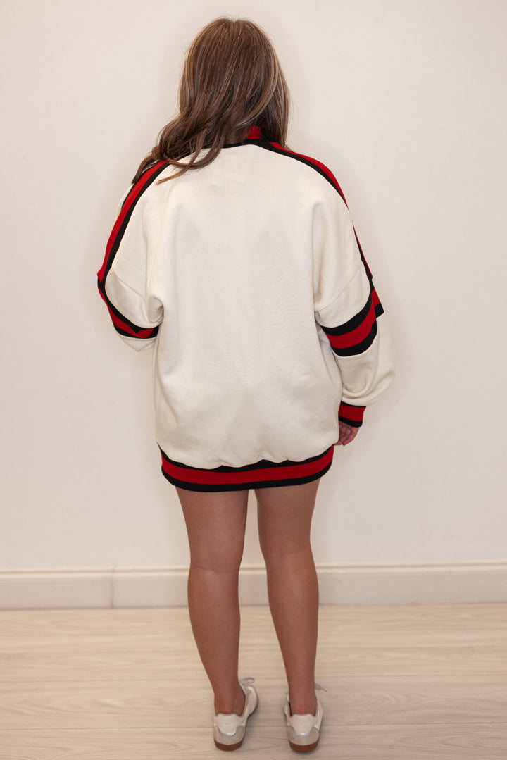 georgia bulldogs retro pullover sweatshirt