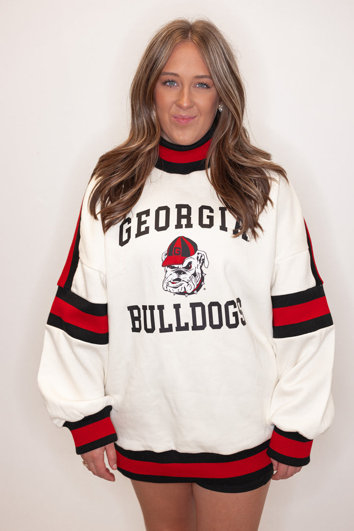 women's retro uga sweatshirt