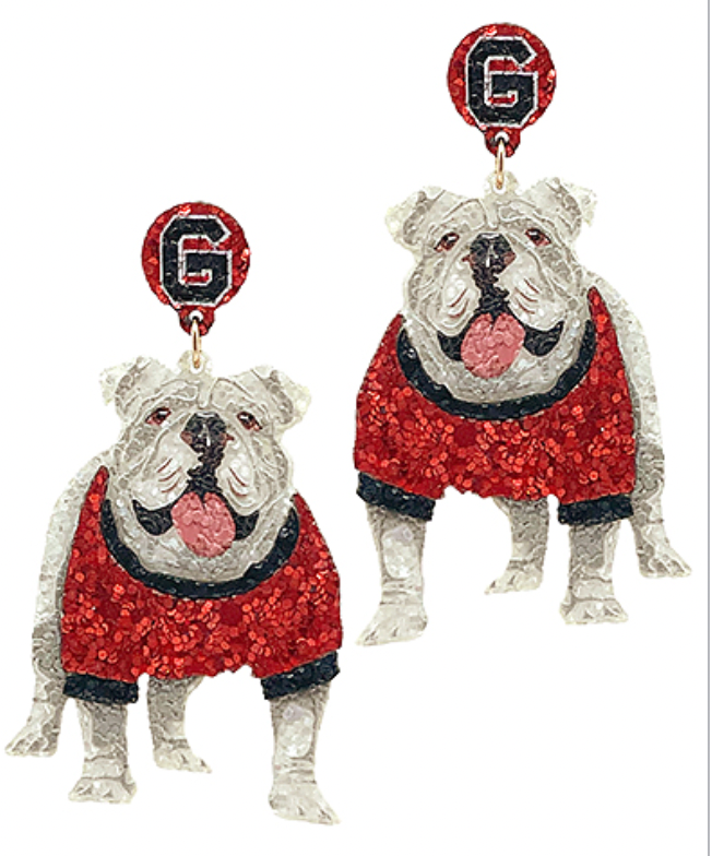 georgia bulldogs athens earrings