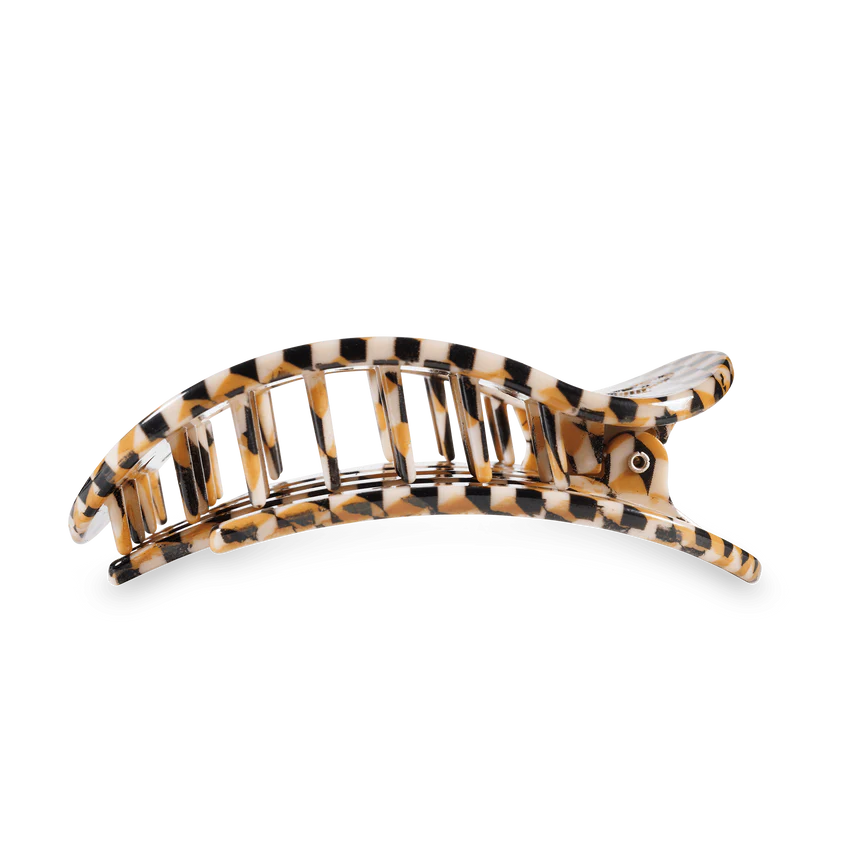 teleties large flat round hair clip