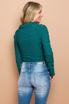 hunter green basic top