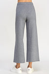 See And Be Seen Grey knit wide leg pants