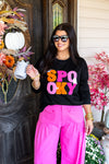 spooky cute halloween pullover top