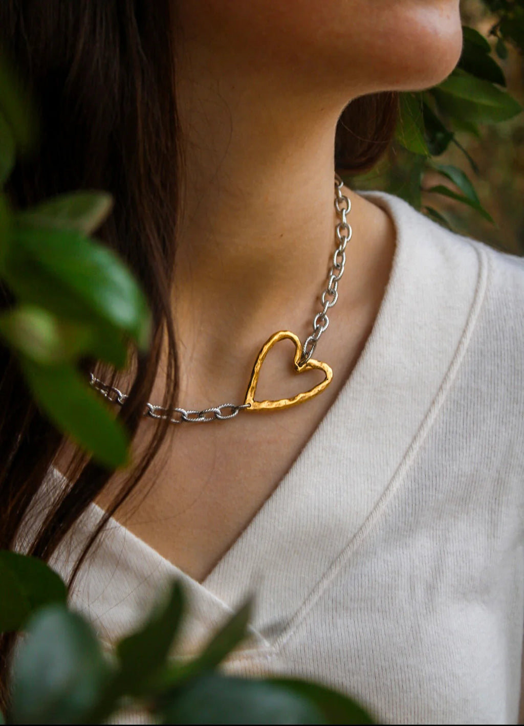 Islewild everyday heart necklace