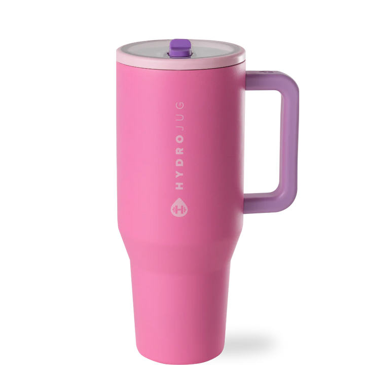hydrojug pink sugar 32oz travel tumbler cup