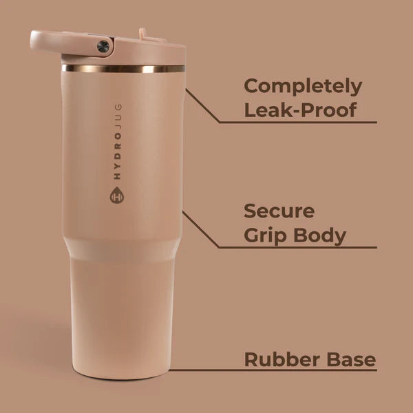 40oz Caramel Hydrojug sport features