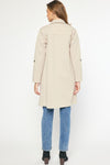 Entro Light taupe textured coat