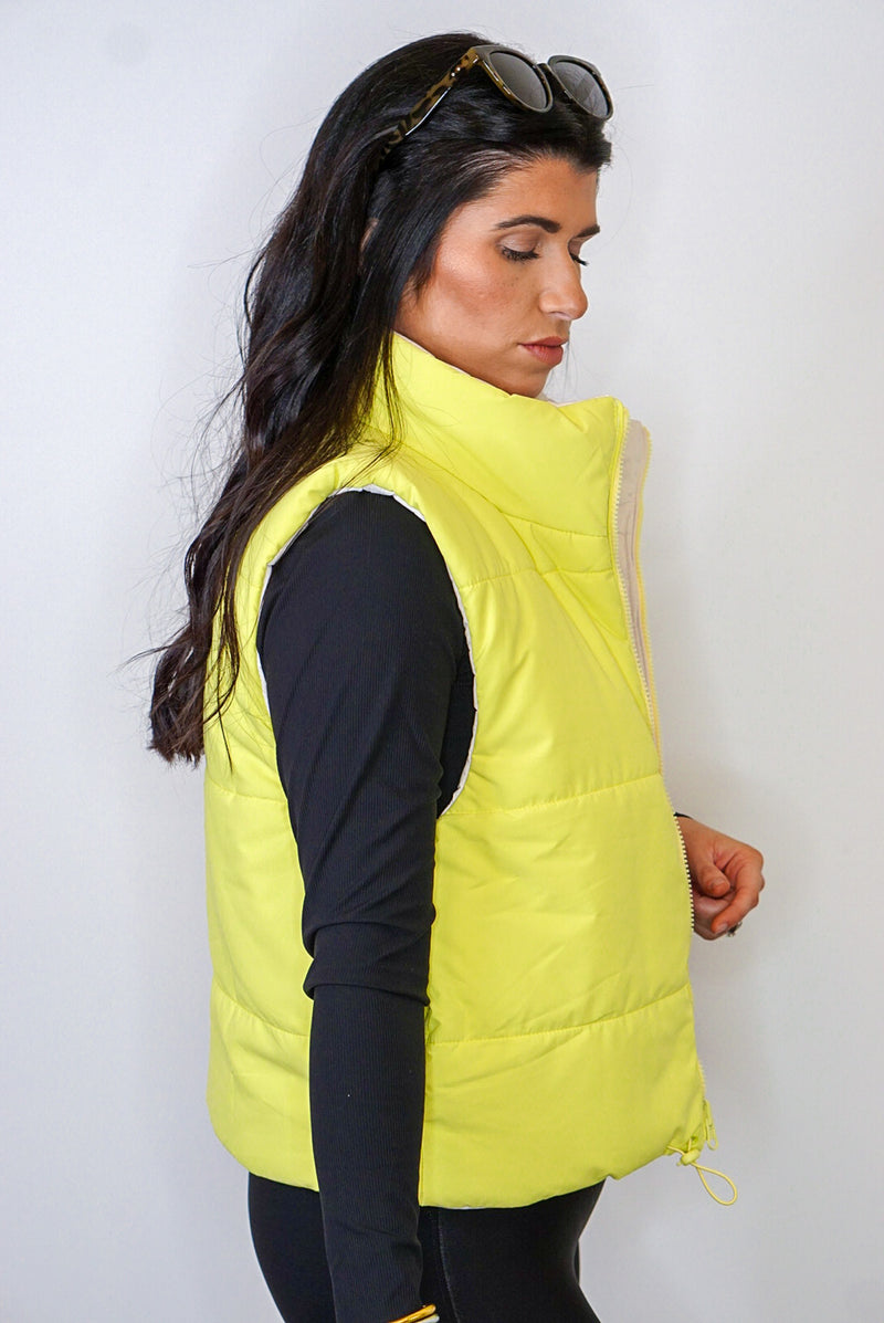 Winter Adventures Yellow Reversible Vest