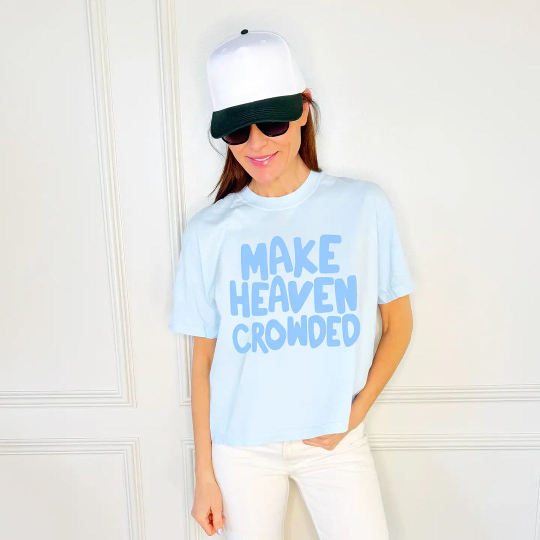 make heaven crowded graphic tshirt
