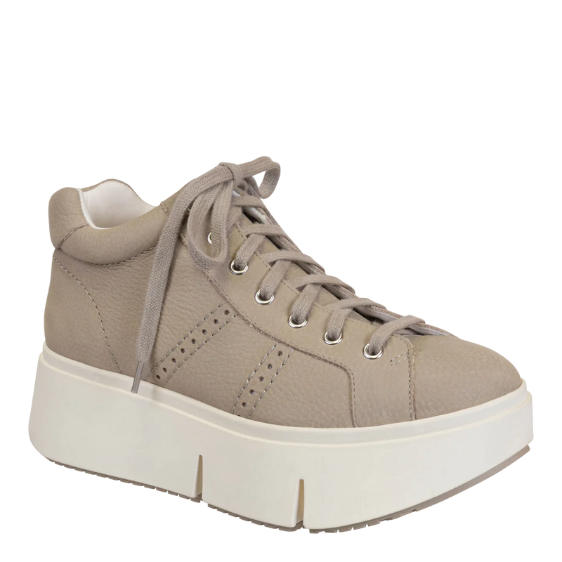 naked feet essex greige platform sneaker