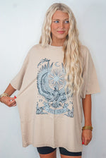 free bird eagle oversized tee