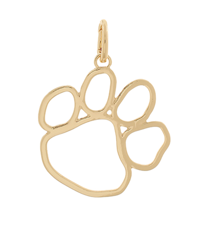 paw print gameday purse charm