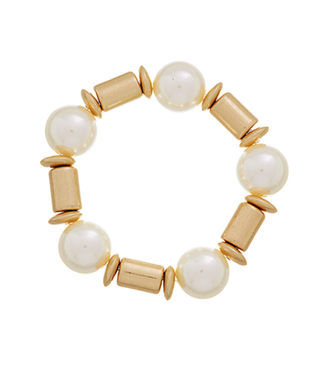 pearl beaded bracelet