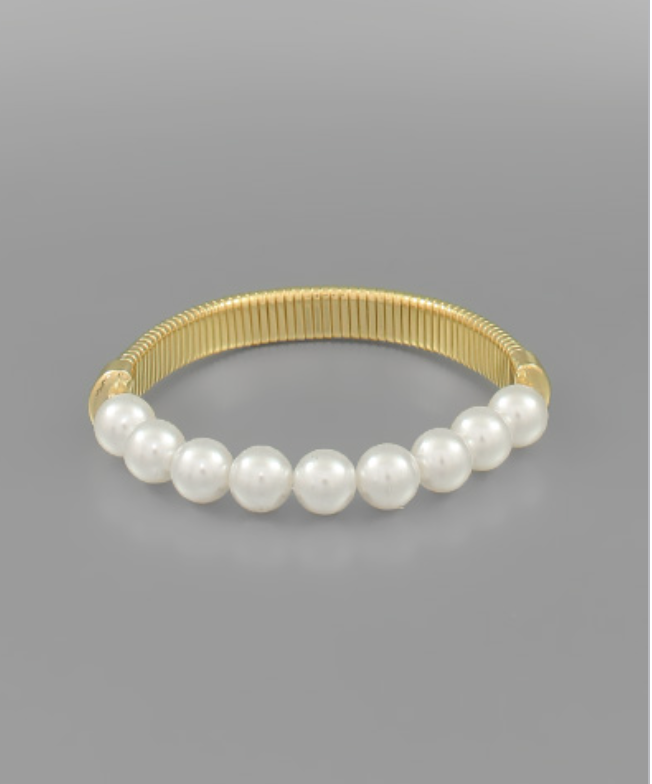 PEARL omega chain bracelet