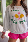 pickle-ball country club pullover